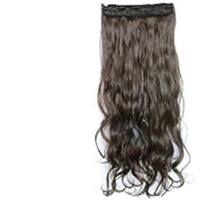 DILLARDS Europe And The Us Style Women's 5 Card Volume Hair Extensions Thickened Seamless Synthetic Hair Wig Hair Curtain Clip Hair Extension Zjm-Wp5505 - Image 1